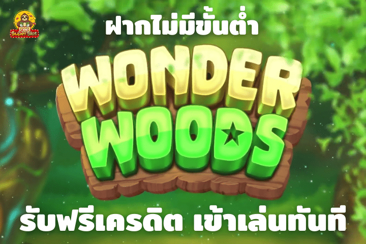 เกมสล็อต Wonder Woods ใหม่ล่าสุดได้เล่นก่อนใคร